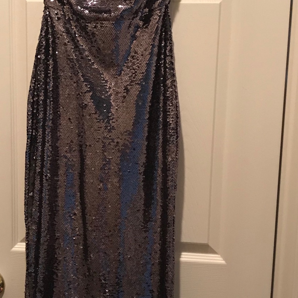 Lulus sequin maxi dress in pewter - Picture 2 of 5